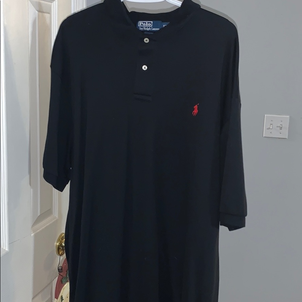 2xl Ralf Lauren Polo Black with red